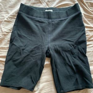 Madewell Ottoman Jacquard Biker Shorts